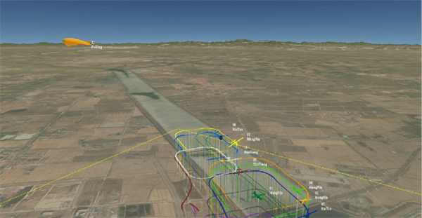 圖 6 利用無(wú)人機(jī)傾斜攝影高清高動(dòng)態(tài)遙感數(shù)據(jù)規(guī)劃構(gòu)建無(wú)人機(jī)低空公共航路