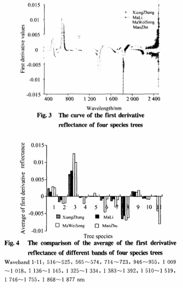 基于葉片高光譜特性分析的樹(shù)種識(shí)別方法3
